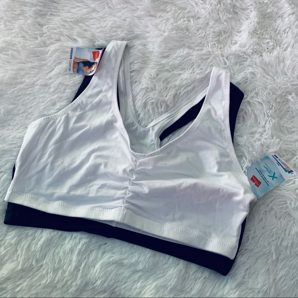 NWT - Hanes Set of Two Cooling comfort Sport Bras